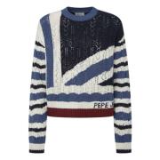 Pepe Jeans Harlow Sweater Blue, Dam