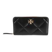 Tory Burch Svart Diamantquiltad Plånbok Black, Dam