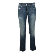 Diesel Bomull Elastan Jeans Blue, Dam