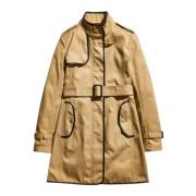 Fay Vattenavvisande Trenchcoat med Bälte Brown, Dam