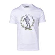 Bikkembergs Stilfull Bomull T-shirt Kollektion White, Herr