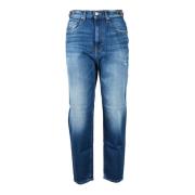 Tommy Jeans Klassiska Denim Jeans Blue, Dam