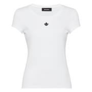 Dsquared2 Vit T-shirt för män White, Dam