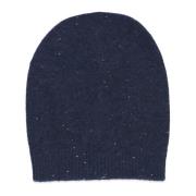 Fabiana Filippi Blå Paljett Beanie Mössa för Kvinnor Blue, Dam