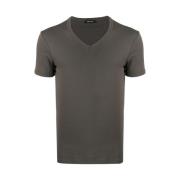 Tom Ford Militärgrön V-ringad T-shirt Green, Herr