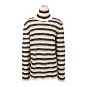 Marni Mohair Ull Blandning Stickad Tröja Multicolor, Herr