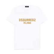 Dsquared2 Vit Crew Neck T-shirt White, Herr