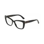 Dolce & Gabbana Kattöga Glasögon Stilfull Elegant Black, Unisex