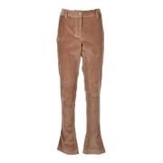 Dolce & Gabbana Bomull Elastan Pantalone Brown, Dam