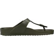 Birkenstock Stiliga Gizeh EVA Flip Flops för Män Green, Herr