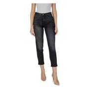 Ichi Mom Jeans Collection för kvinnor Black, Dam