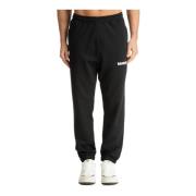 Barrow Elastiska midjor joggers med logodetalj Black, Herr