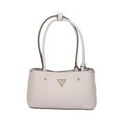 Guess Emiliya Girlfriend Axelväska Ivory Beige, Dam