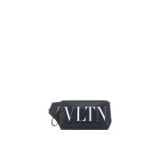 Valentino Garavani Rockstud Prydd Läder Fanny Pack Black, Herr