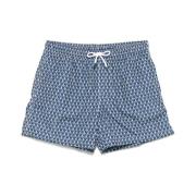 Fedeli Navy Blue Beachwear Dragsko Shorts Blue, Herr