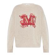 Max Mara Sweater Quota Beige, Dam