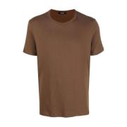 Tom Ford Brun Bomullsstretch T-Shirt Brown, Herr