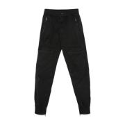 Diesel Svarta Cargo Byxor med Elastisk Midja Black, Dam