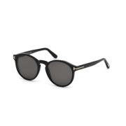 Tom Ford Svart ram solglasögon modell Ft0591 Black, Unisex