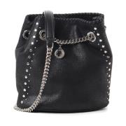 Stella McCartney Diamantkedja Svart Axelväska Black, Dam