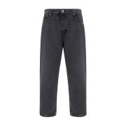 Ami Paris Klassiska Denimbyxor med Fem Fickor Black, Herr