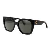 Gucci Stiliga solglasögon Gg1300S Black, Dam