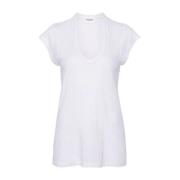 Isabel Marant Étoile Vit Zankou Tee Shirt White, Dam