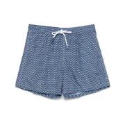 Fedeli Navy Blue Beachwear Dragsko Shorts Blue, Herr