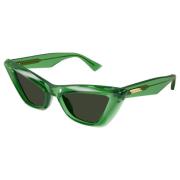 Bottega Veneta Sunglasses Green, Dam