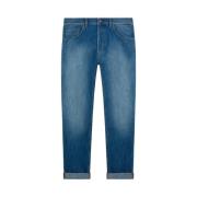 Dondup Stiliga Denim Jeans Kollektion Blue, Herr