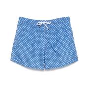 Fedeli Koboltblå Badkläder Dragsko Shorts Blue, Herr