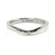 Cartier Vintage Pre-owned Platina ringar Gray, Dam