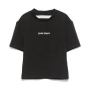 Palm Angels Svarta T-shirts och Polos Black, Dam