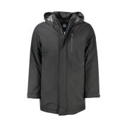 North Sails Svart Polyesterjacka Black, Herr