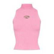 Diesel Stilren Pullover Top Pink, Dam