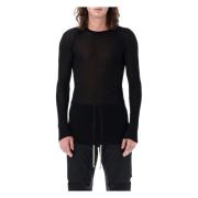 Rick Owens Stilig Deep V Neck T-shirt Black, Herr