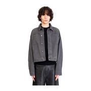 Entire Studios Stone Light Denim Jacket Gray, Herr