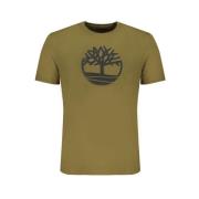 Timberland Grön Bomull Herr T-shirt Green, Herr