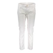 Gant White Cotton Jeans Pant White, Dam