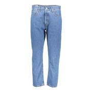 Levi's Klassiska Straight Leg Blå Jeans Blue, Dam