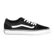 Vans Herr Svarta Atletiska Sneakers med Kontrastdetaljer Black, Herr