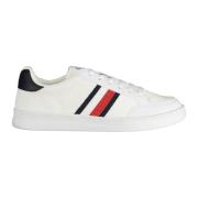 Tommy Hilfiger Sportiga vita snörskor med logotyp White, Herr