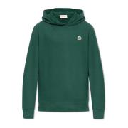 Moncler Sweatshirt med logotyp Green, Herr