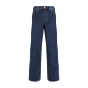 Sunflower Klassiska Loose Fit Bomullsjeans Blue, Herr