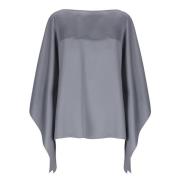 Lanvin Grå Batwing Ärm Blus Gray, Dam