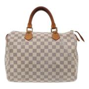 Louis Vuitton Vintage Pre-owned Canvas louis-vuitton-vskor White, Dam