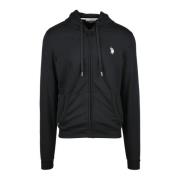 U.s. Polo Assn. Bomull Elastan Sweatshirt Black, Herr