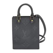 Louis Vuitton Vintage Pre-owned Tyg louis-vuitton-vskor Black, Dam