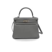 Hermès Vintage Pre-owned Laeder handvskor Gray, Dam