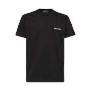 Dsquared2 Milan Print Bomull T-shirt Black, Herr